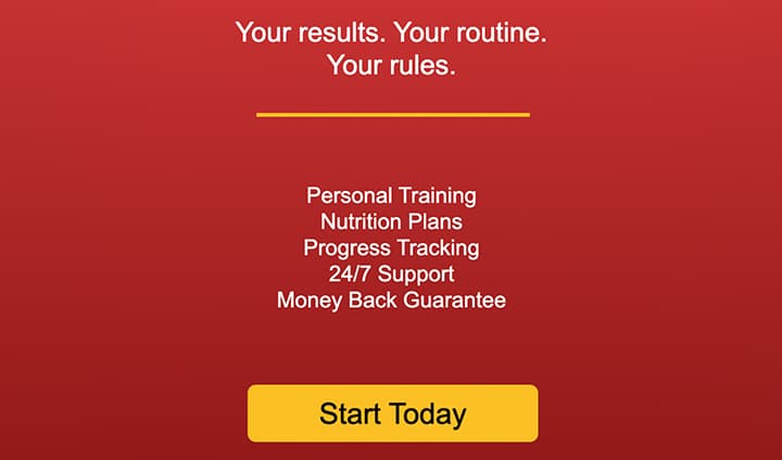 Basic HTML5 Half Page Fitness Ad